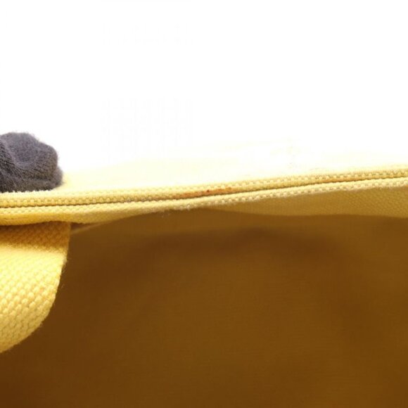 Prada Tote Bag Canapa Mini Bn2439 Yellow Canvas Canapa Tote - Picture 7 of 10